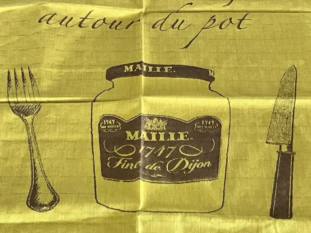 Moutet Tissage French Country Jacquard Kitchen Dish Tea Towel Fine De Dijon